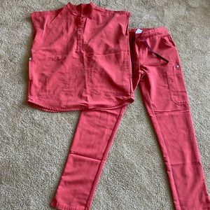 Figs scrubs set, XS pants XXS top